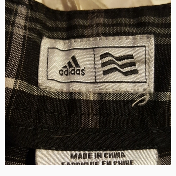 Adidas Mens Shorts Plaid Black. - Picture 6 of 8